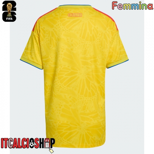 Colombia Prima Maglia Femmina Mondiali 2026 Manica Corta